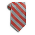 School Stripes Tie - Red/Gray